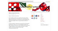 Desktop Screenshot of mexicocasinodirectory.com